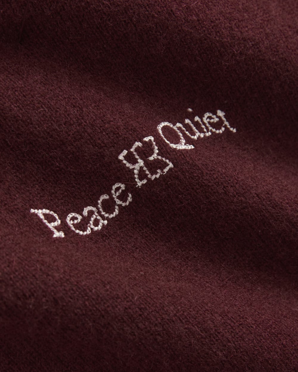 Everlane x Peace & Quiet Cashmere Hoodie | Wine