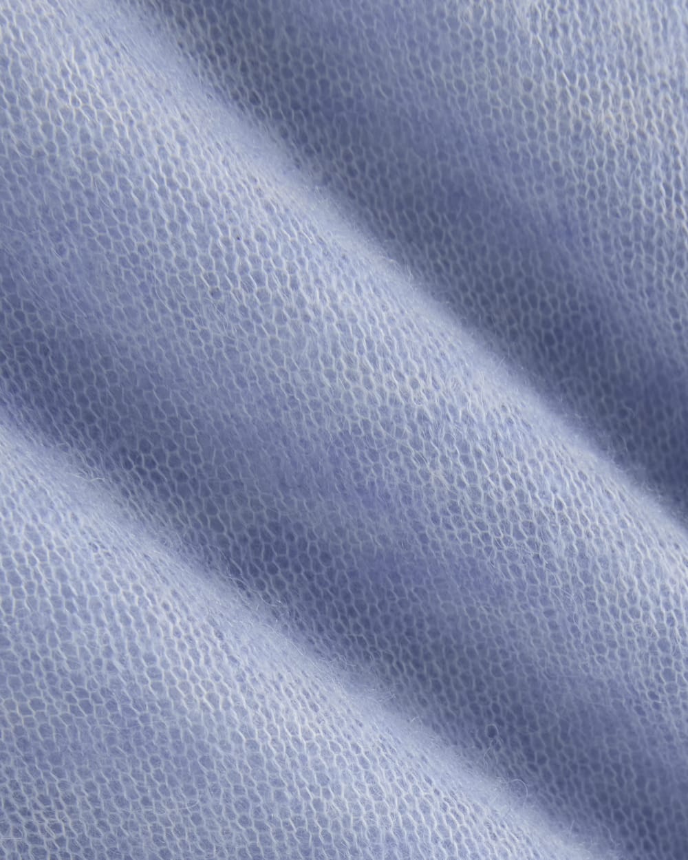The Air Alpaca™ Short-Sleeve Cardigan | Soft Blue