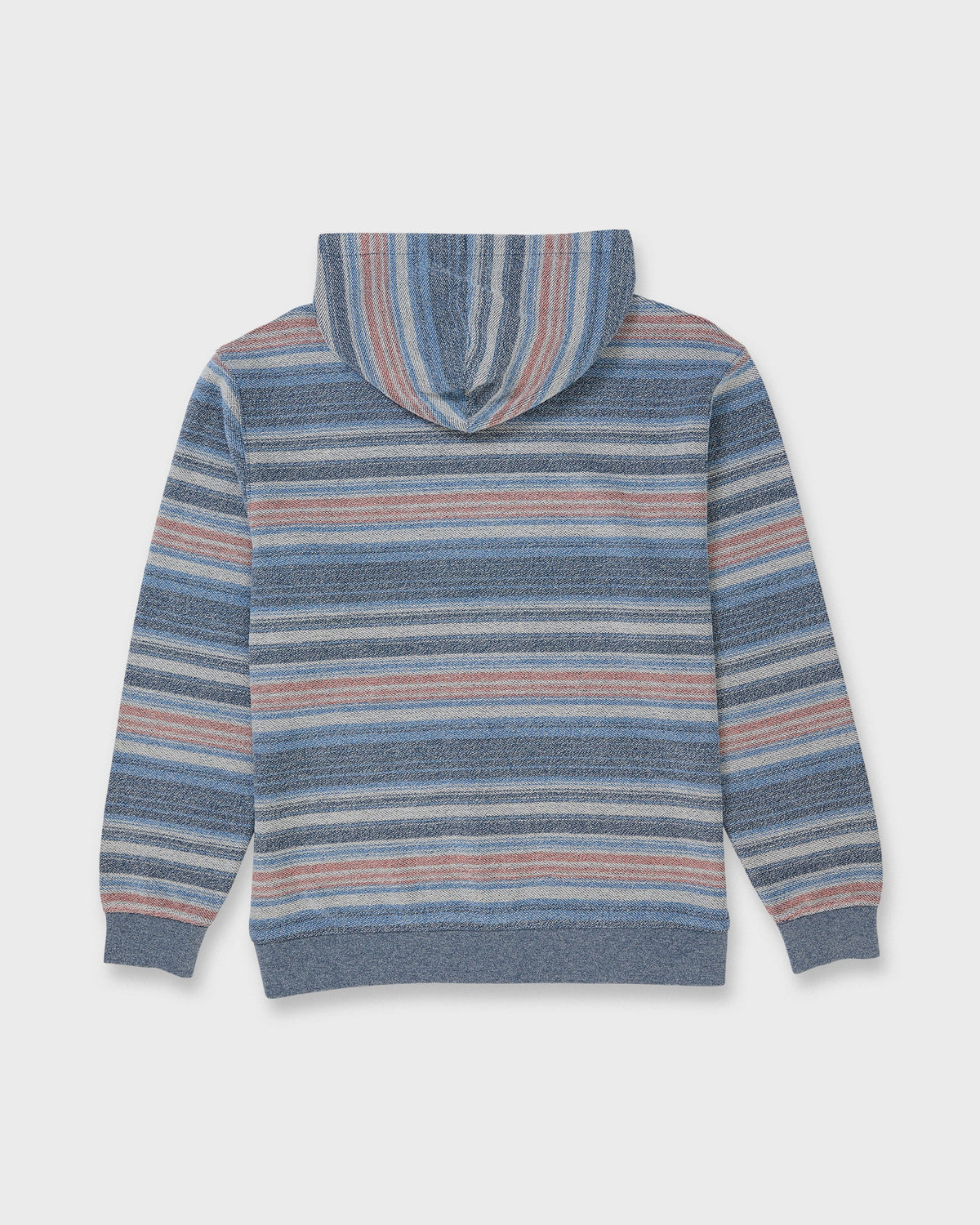 Great Otway Yarn-Dyed Stripe Pullover Hoodie - Dark Denim
