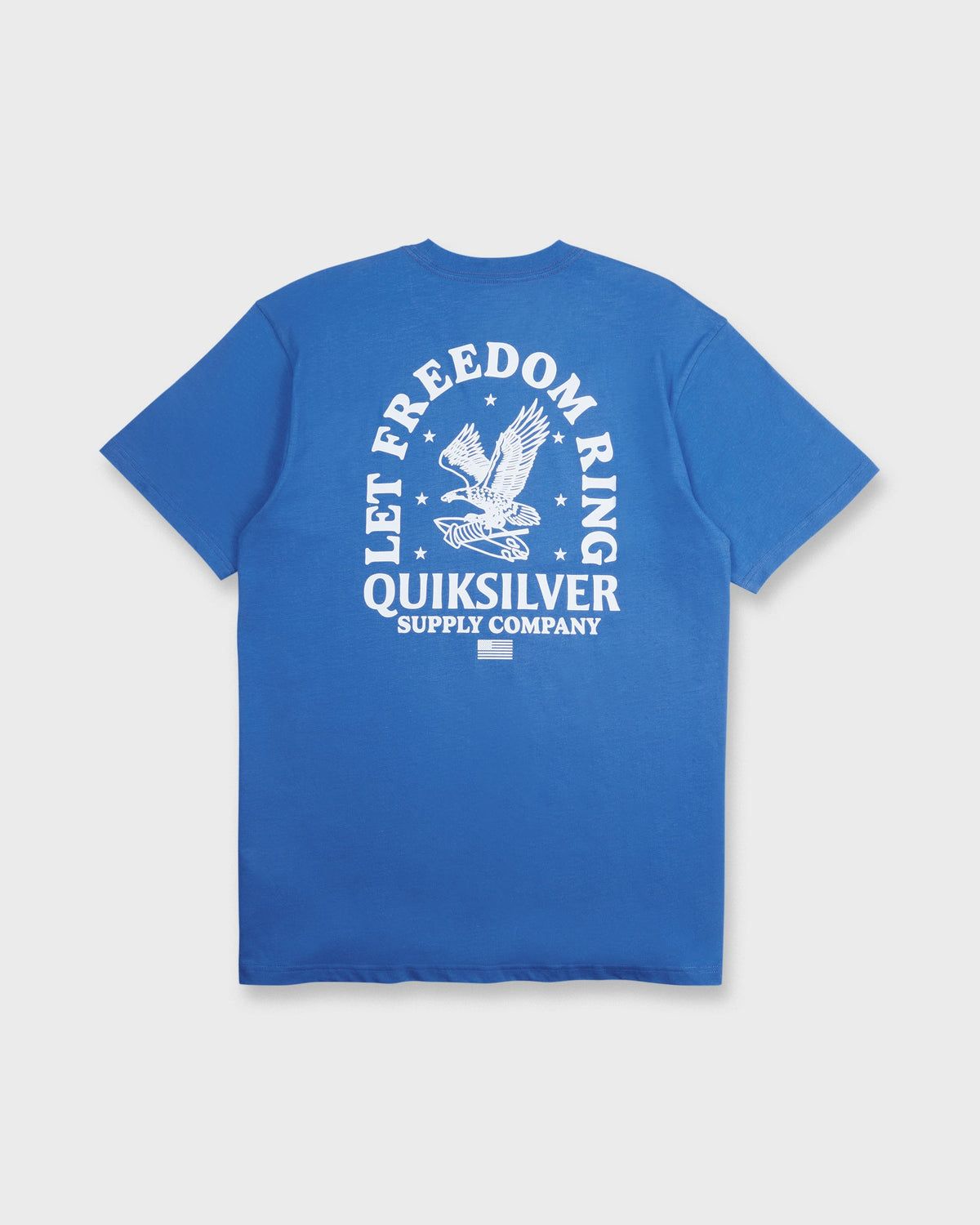 Freedom Ring Short Sleeve Cotton T-Shirt - Nebulas Blue