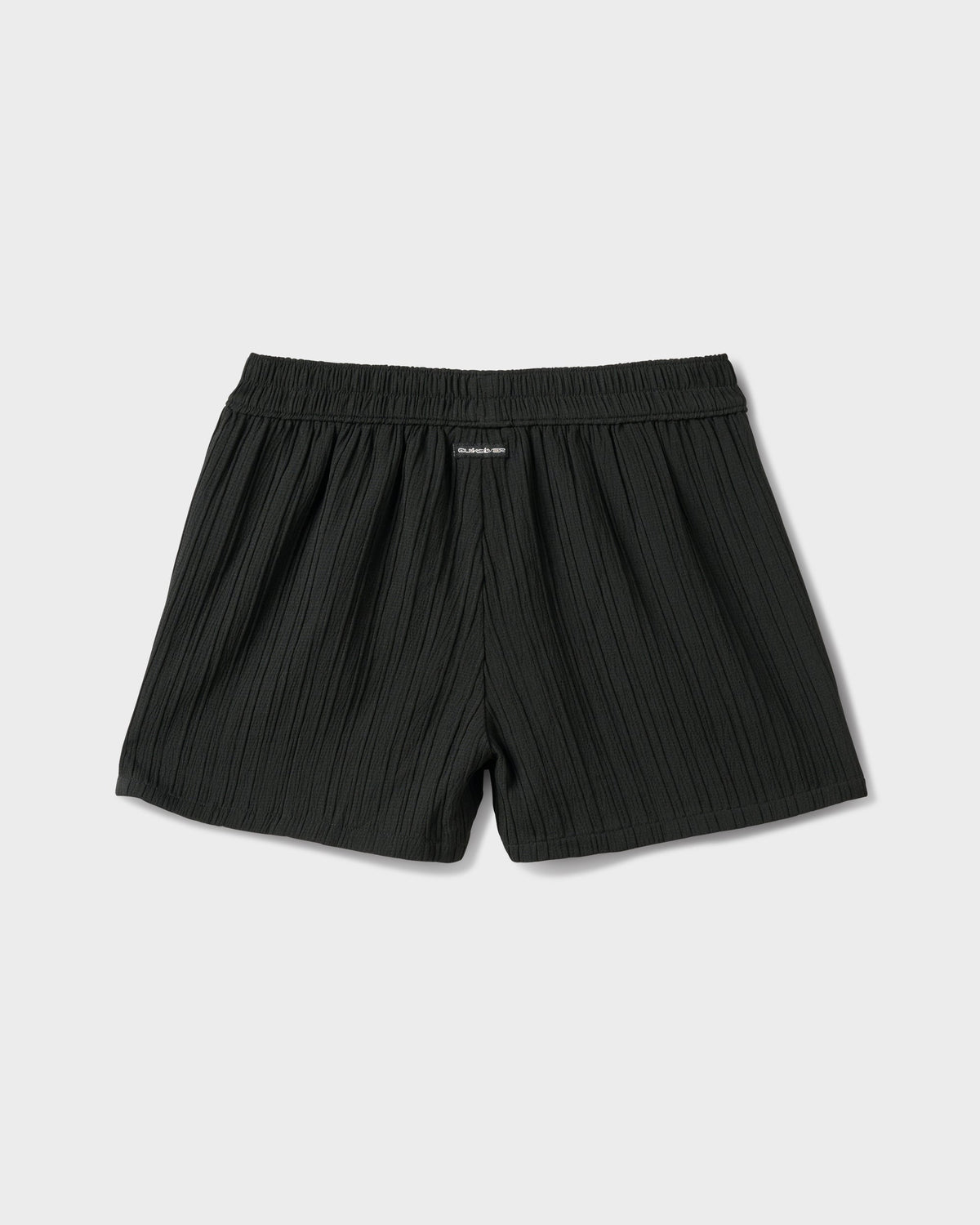 Barbados Solid Textured Elastic Waist Short