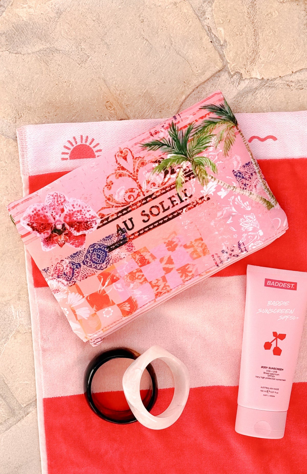 Elodie Pouch Pink Soleil