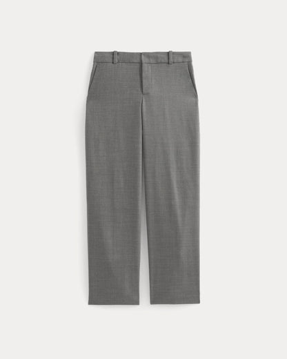 Straight-Leg Trouser in Tailor Twill | Heather Graphite