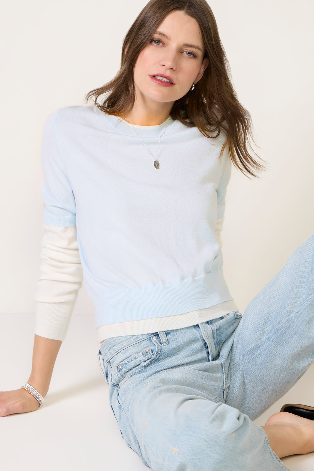 Joie Twofer Sweater Tee