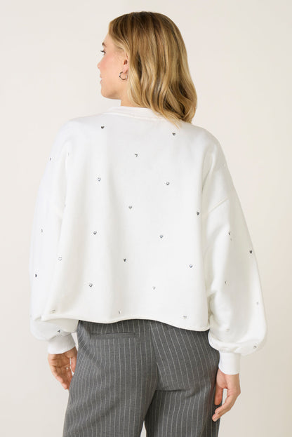 Liv Heart Stud Sweatshirt