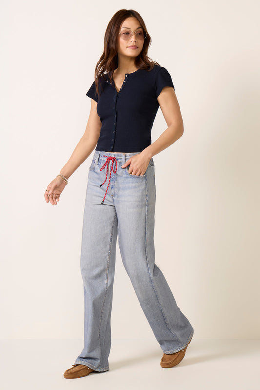 Miramar Drawcord Wide Leg Pant