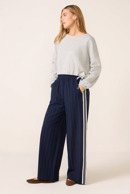 Keyara Tie Bottom Sweatshirt