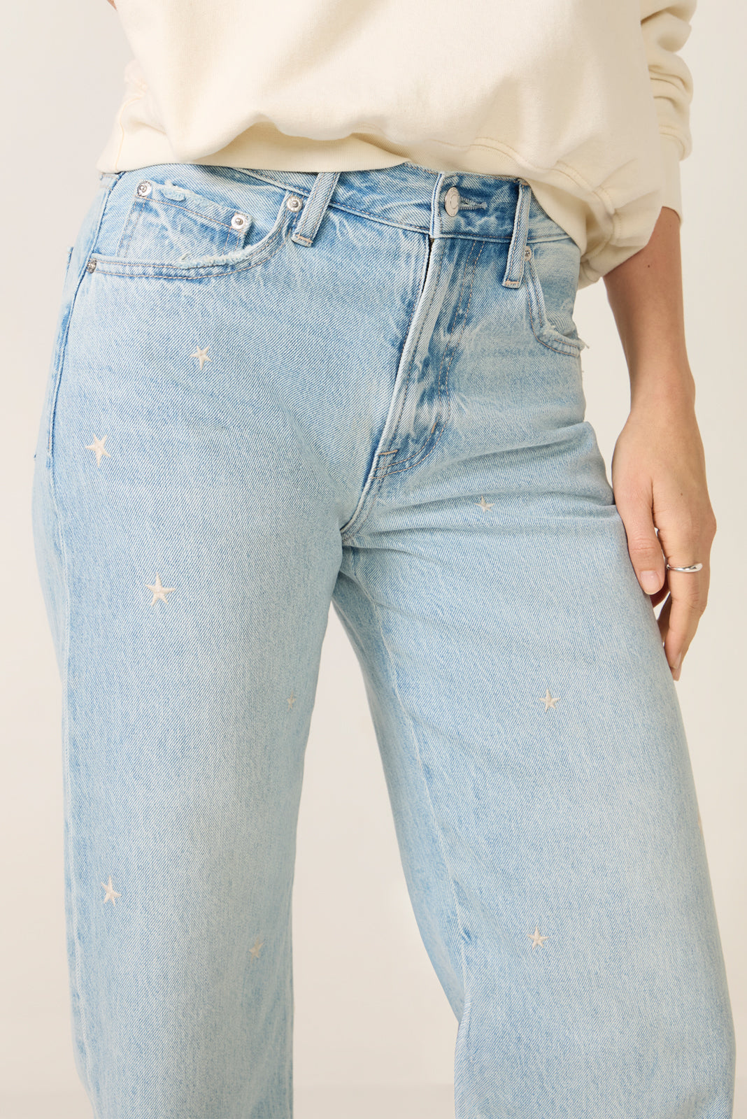 Lexi Bowed Straight Jean