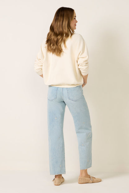 Lexi Bowed Straight Jean