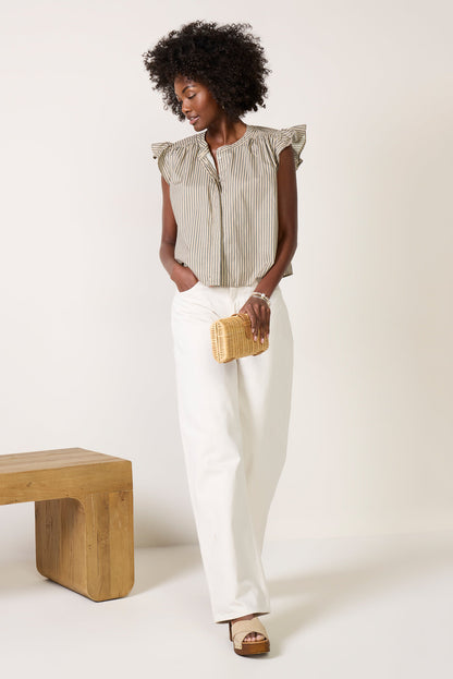 Leona Flutter Top