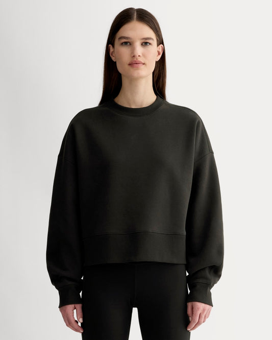 Luxe Fleece Sweatshirt | Black