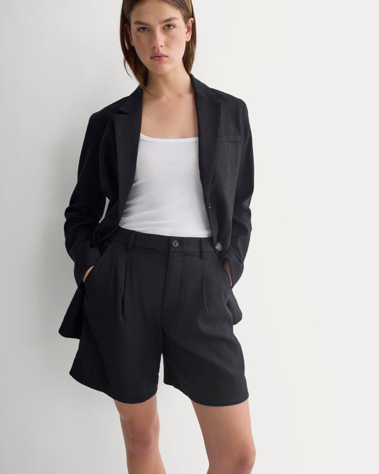 Tailored A-Line Short | Black