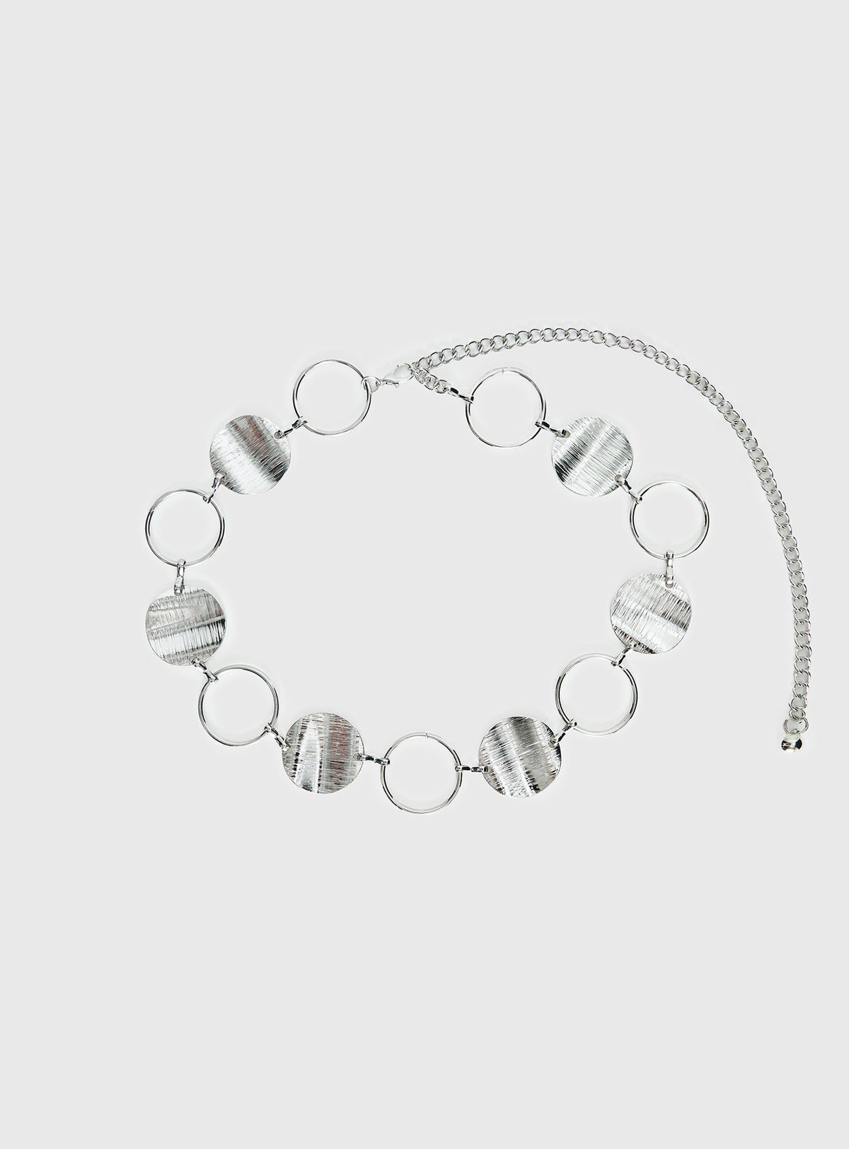 Dawna Circle Belt Silver