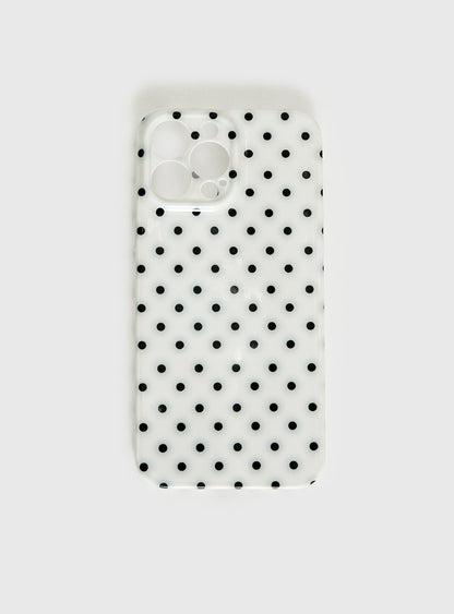 What You Wanted Iphone Case Cream Polka