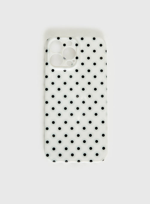 What You Wanted Iphone Case Cream Polka