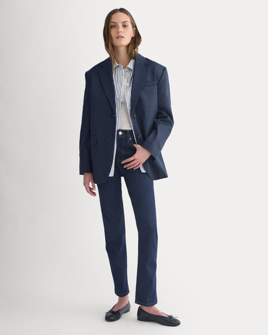 High-Rise Cigarette Jean | Pure Blue