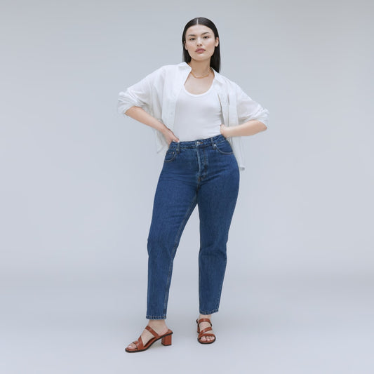 The '90s Cheeky Hourglass Jean | Deep Atlantic | 28.5" Inseam