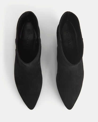 Studio Kitten Heel Bootie | Black Suede