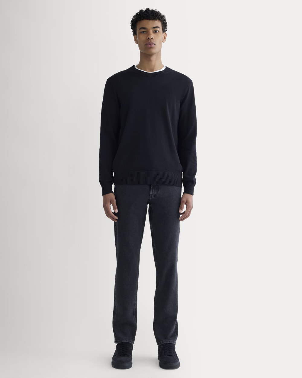 The Athletic 4-Way Stretch Organic Jean | Uniform | Washed Black
