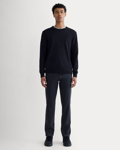 The Athletic 4-Way Stretch Organic Jean | Uniform | Washed Black