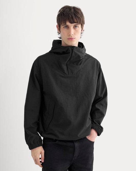 Re:Cycled Nylon Windbreaker | Black