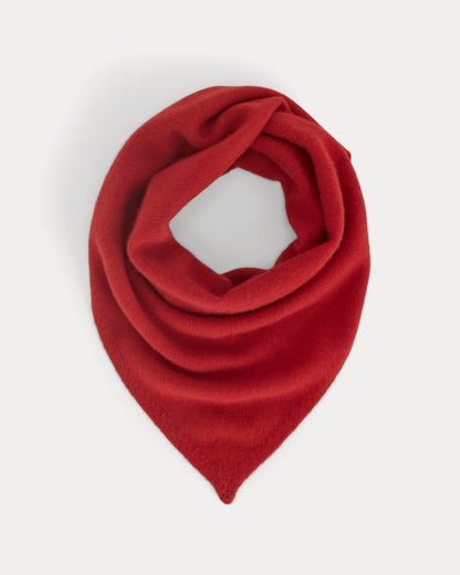Cashmere Lovergirl Large Kerchief | Classic Red