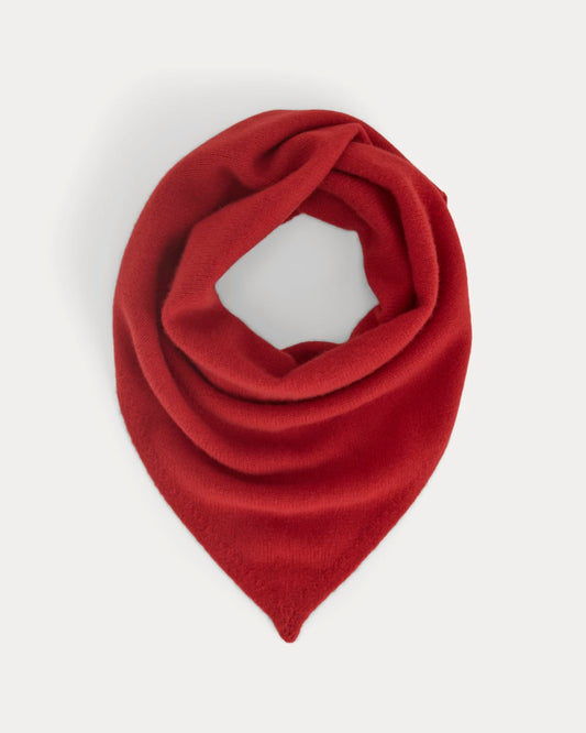 Cashmere Lovergirl Large Kerchief | Classic Red