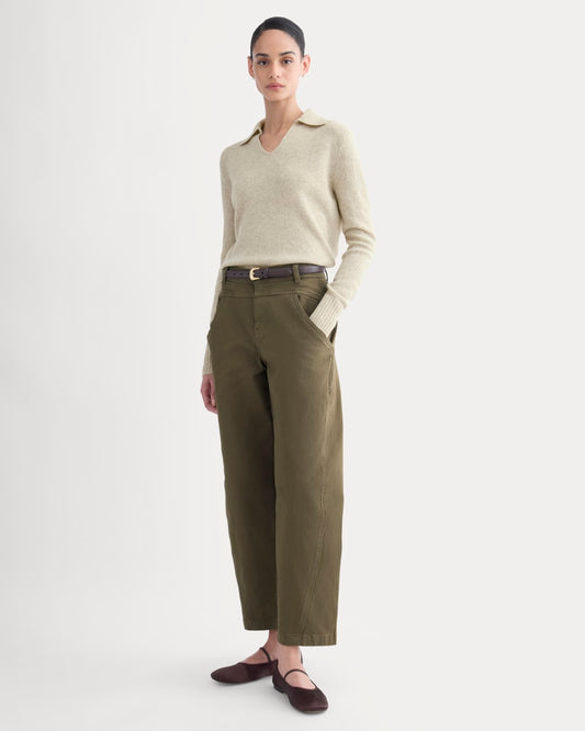 Double-Stitch Barrel Pant | Beech