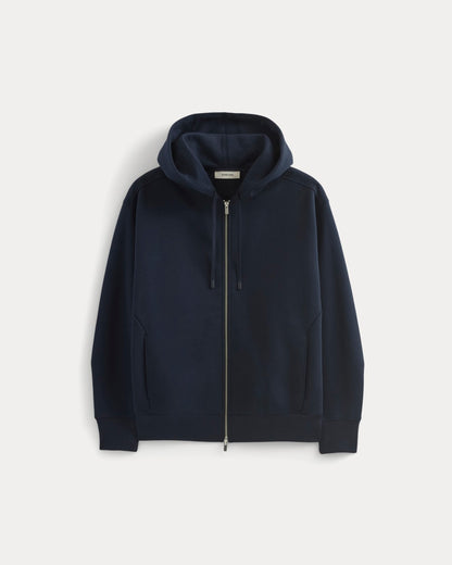 Luxe Fleece Full-Zip Hoodie | Deep Navy