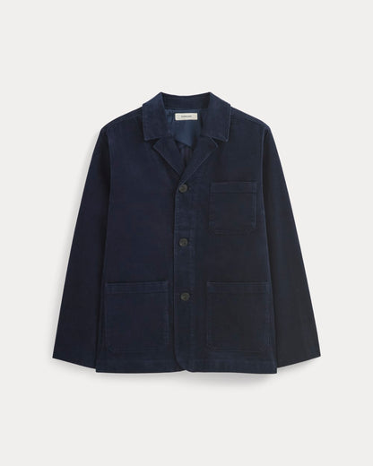 Fine Wale Corduroy Chore Blazer | Navy
