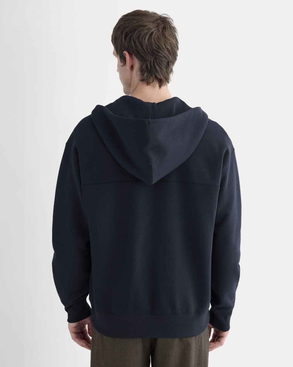 Luxe Fleece Full-Zip Hoodie | Deep Navy
