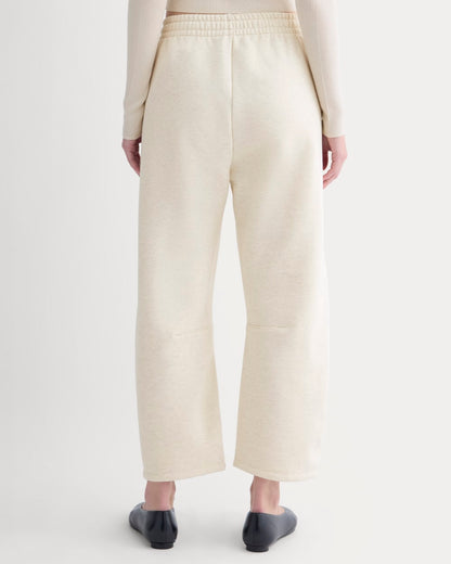 Luxe Fleece Barrel Sweatpant | Heathered Oat