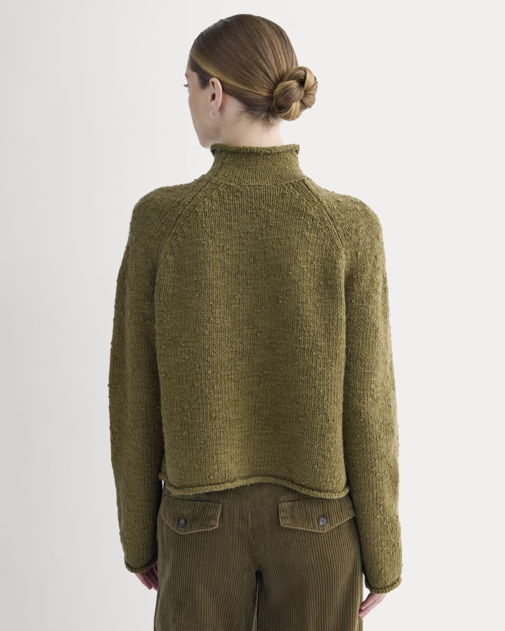 Rollneck Sweater | Olive