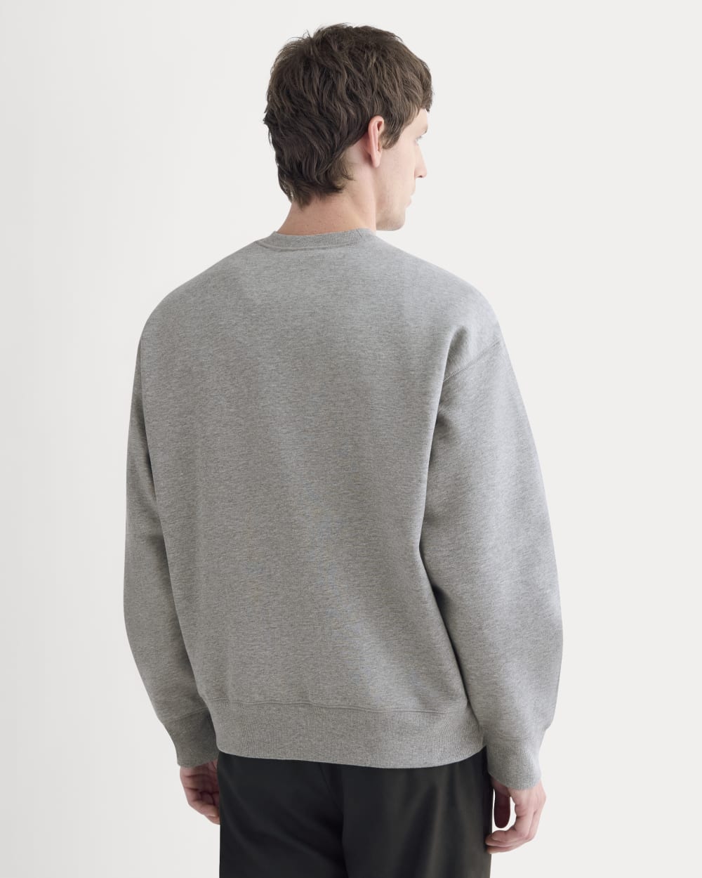 Luxe Fleece Crew Pullover | Vintage Heather Grey