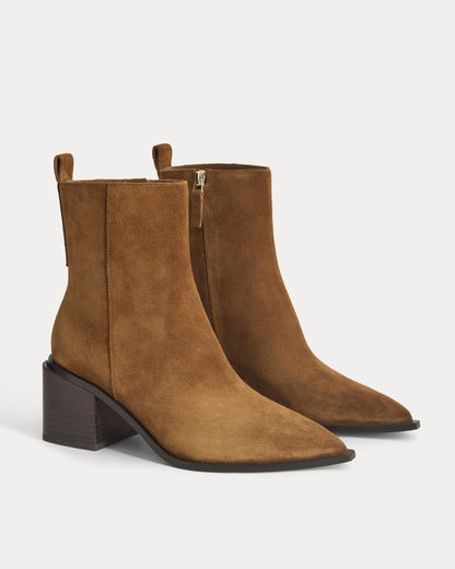 Studio Block Heel Boot | Russet