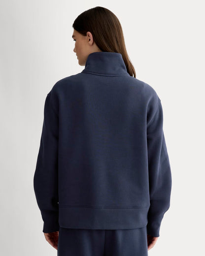 Luxe Fleece Half-Zip Sweatshirt | Navy