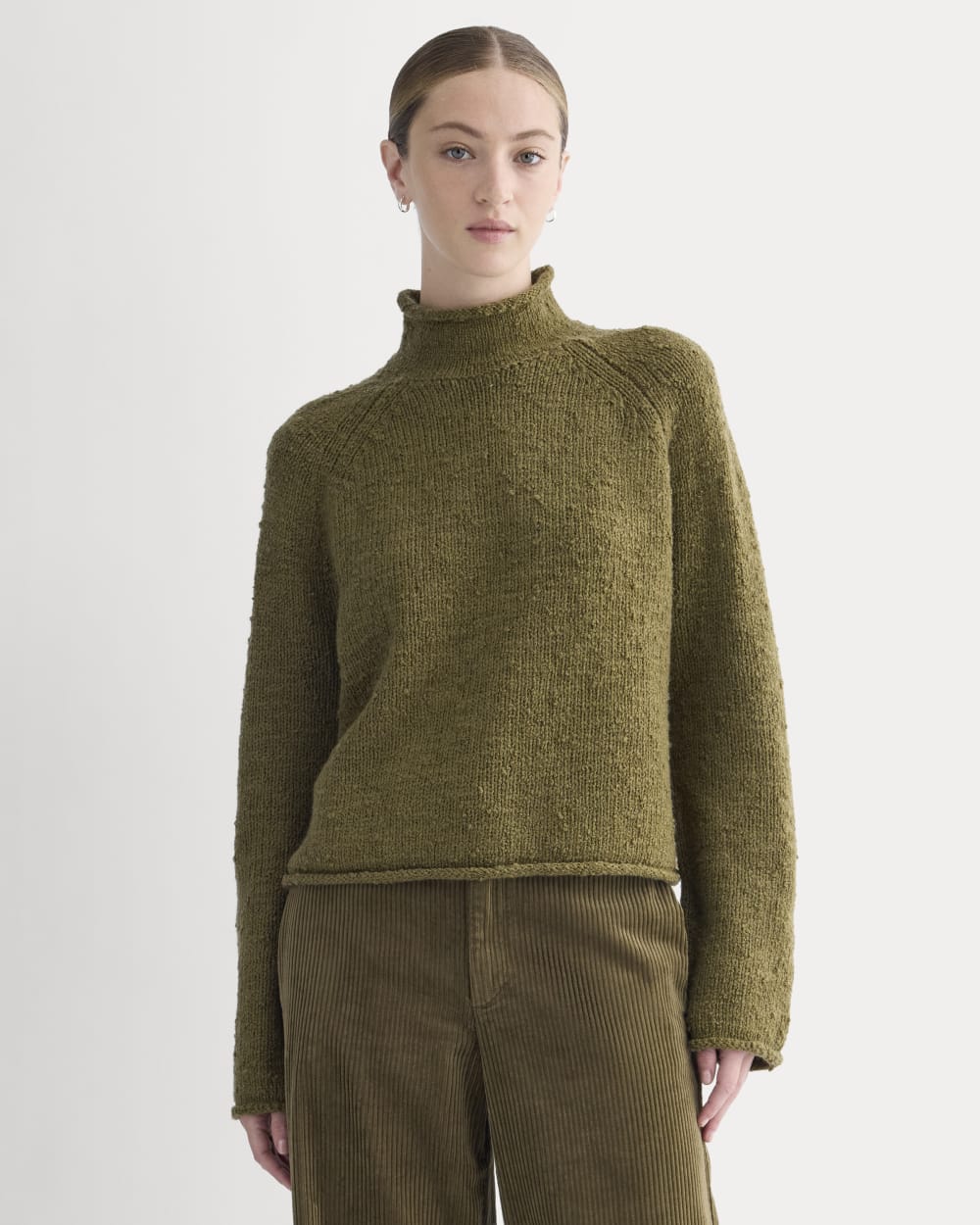 Rollneck Sweater | Olive