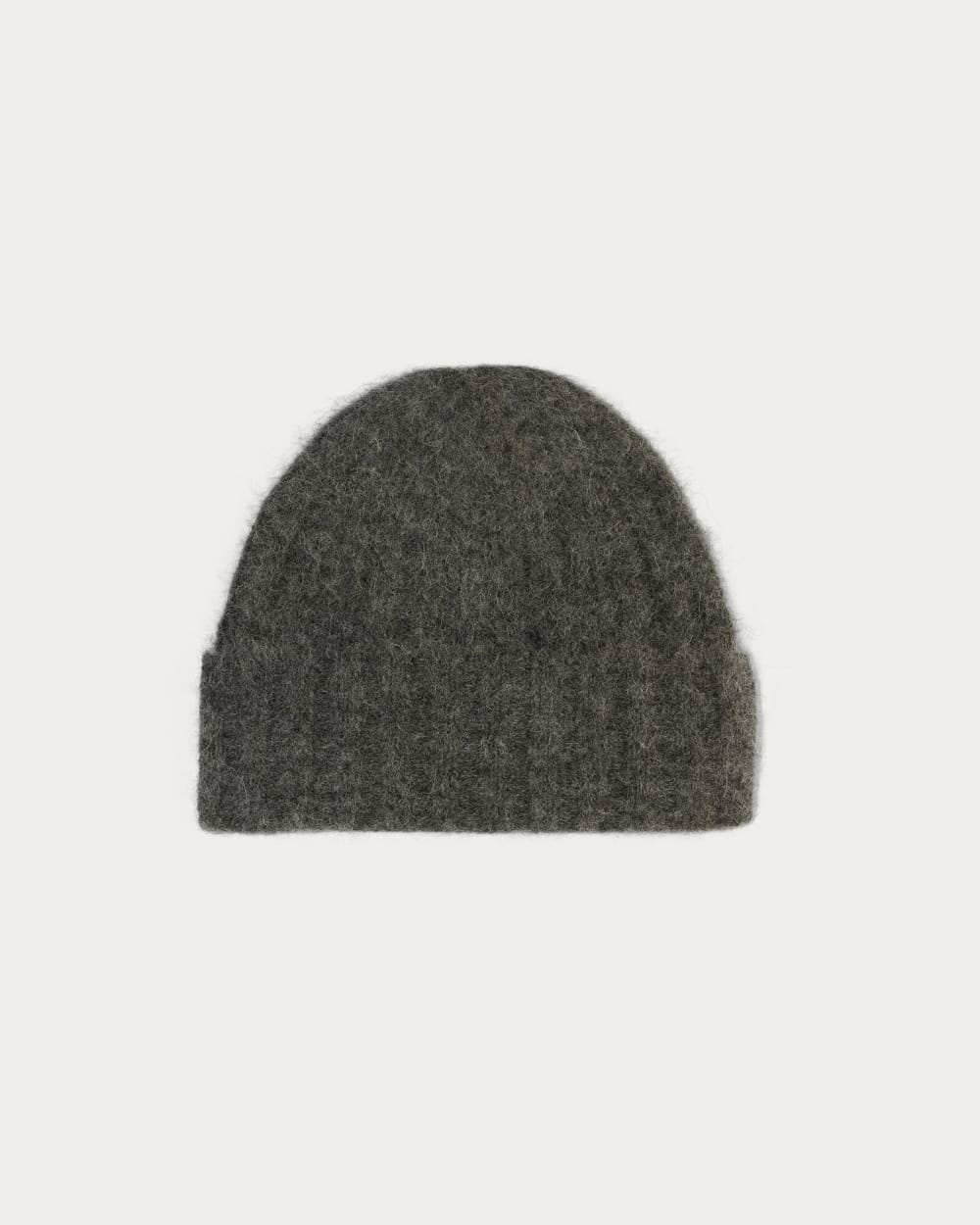 The Alpaca Beanie | Dark Charcoal