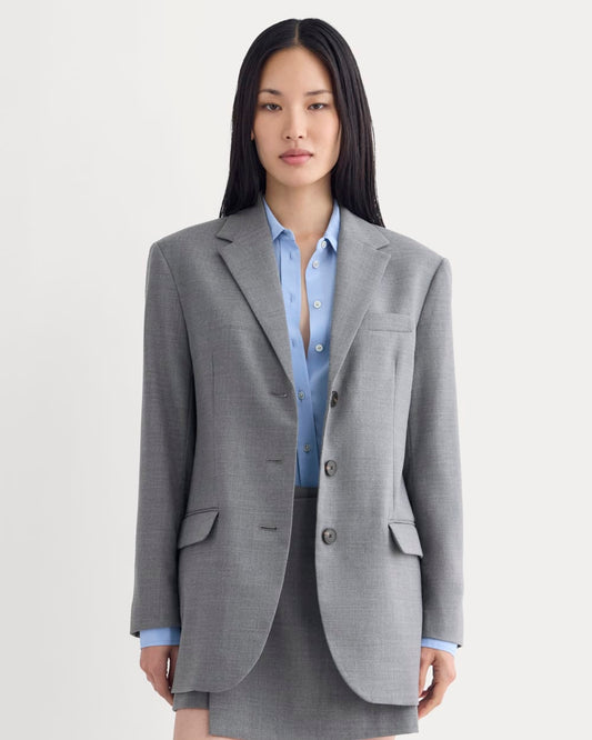 Blazer in Tailor Twill | Heather Graphite