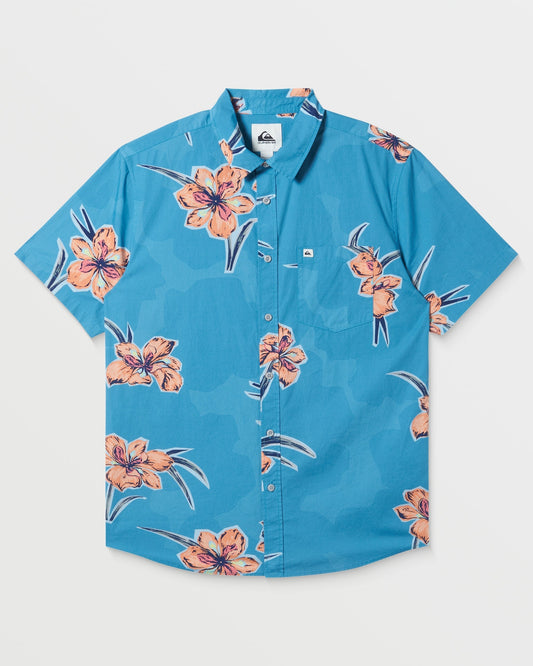 Apero Organic Classics Short Sleeve Shirt - Navagio Bay Print