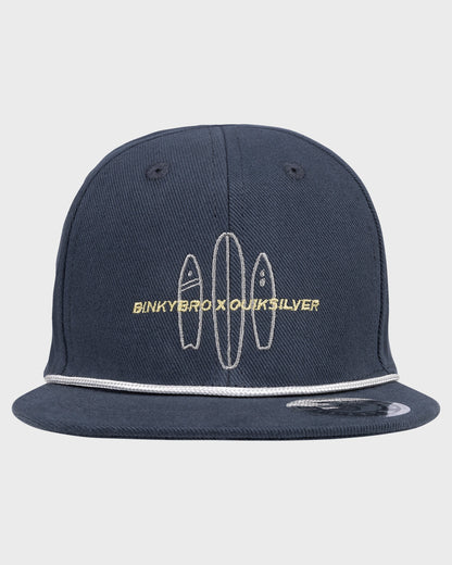 BinkyBro x Quiksilver Navy Hat