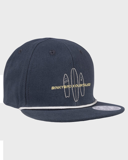 BinkyBro x Quiksilver Navy Hat