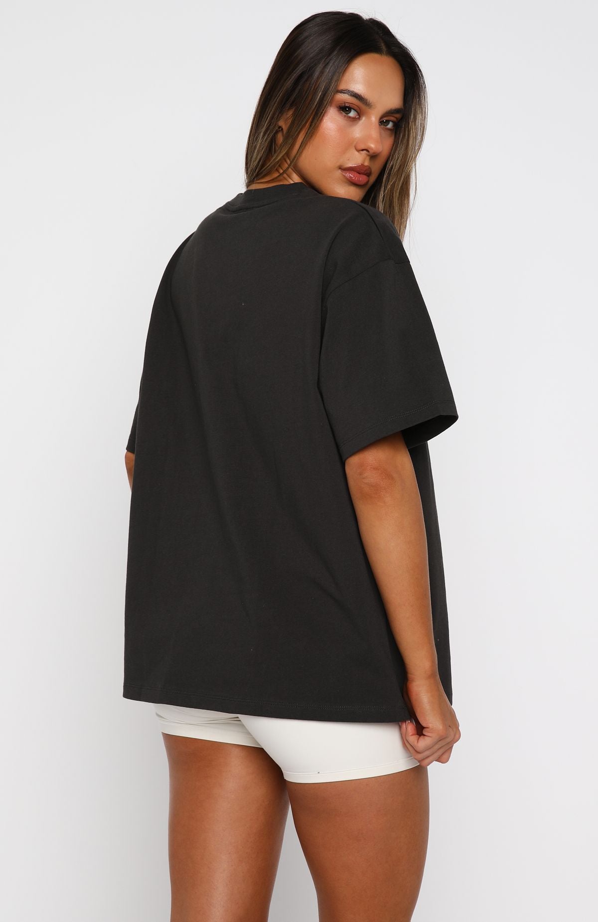 Christmas Feeling Oversized Tee Charcoal