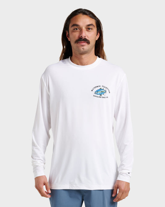 Waterman Coolbreeze Long Sleeve Surf Tee - White