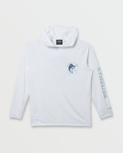 Waterman Marley Hooded Surf Tee - White