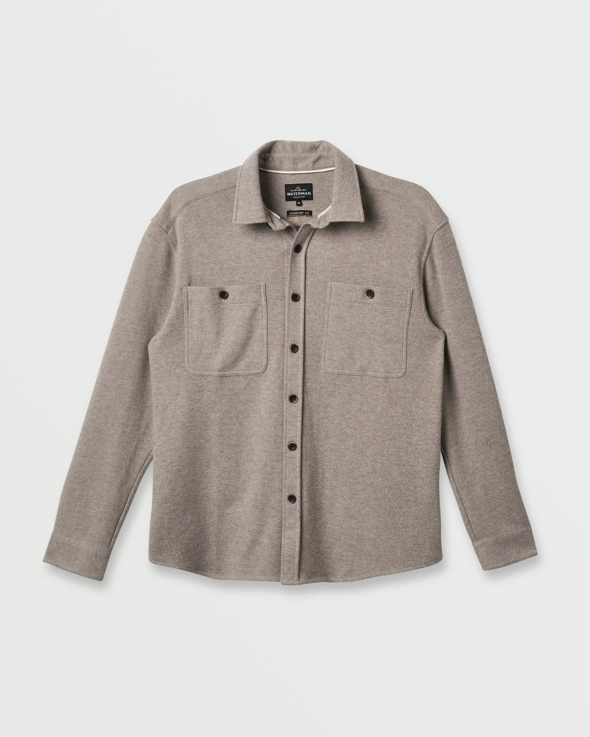 Waterman Harvest Flannel Shirt - Taupe Heather