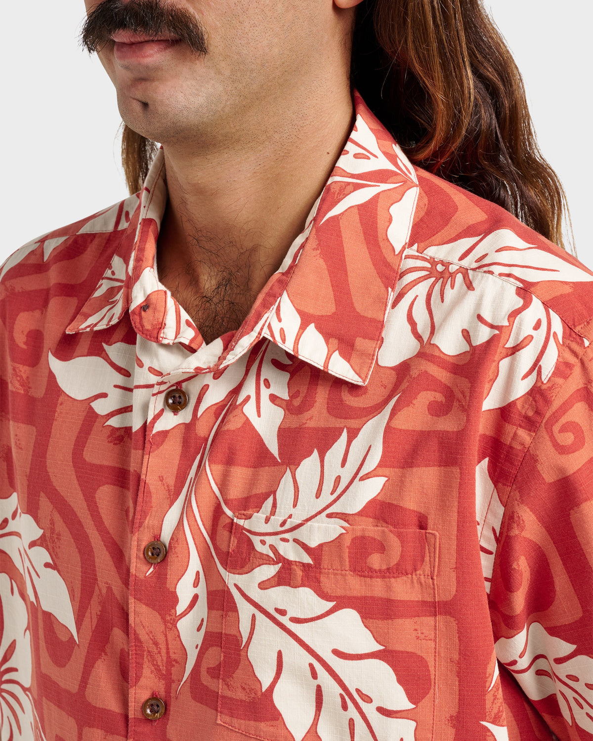Waterman Beach Shack Shirt - Hot Sauce