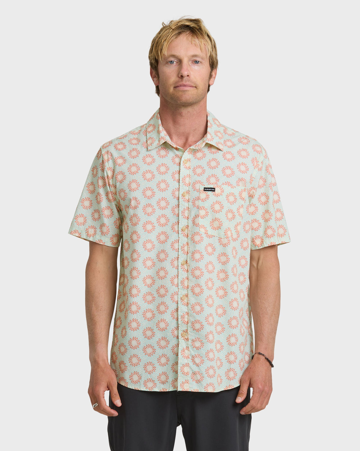 Ocean Mayhem Classic Short Sleeve Shirt - Bone White