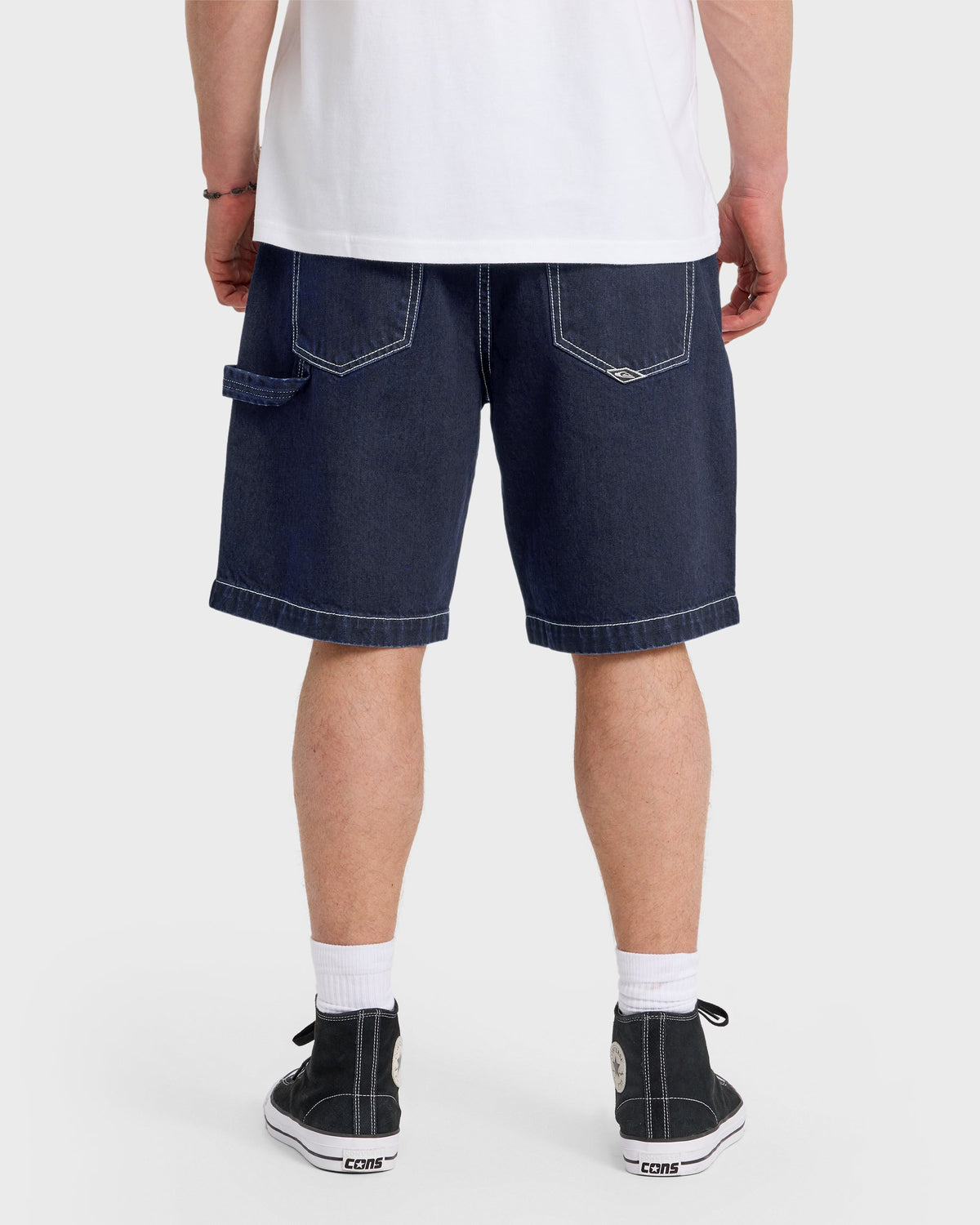 Carpenter Baggy 21" Denim Shorts - Indigo Rinse
