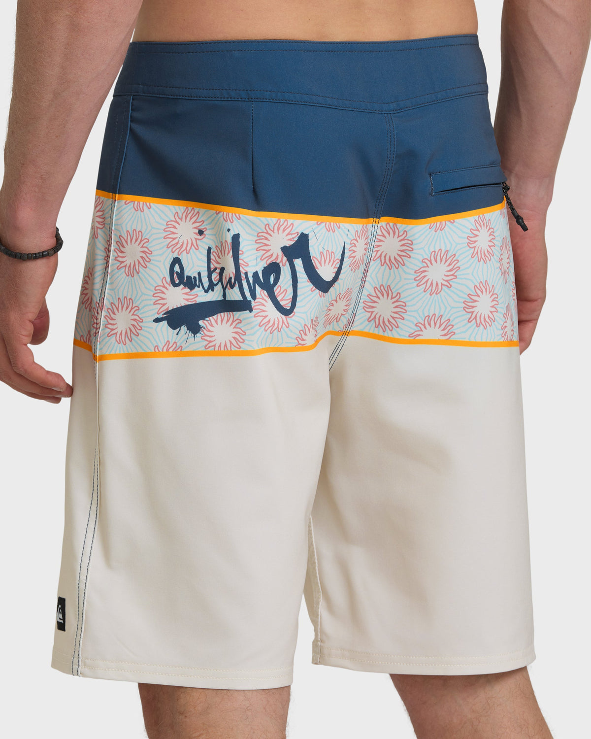 Surfsilk Panel 20" Boardshorts - Bone White